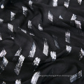 Customized Woven 85%SILK 15%METALLIC jacquard silk metallic shiny fabric manufacturers